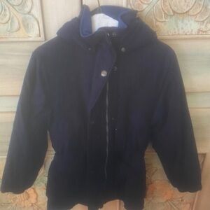 Navy Hooded Jacket